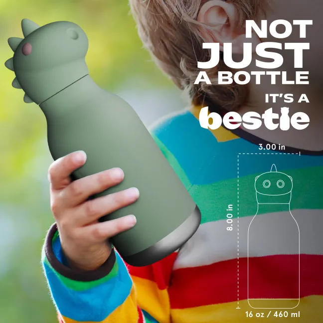 ASOBU® Bestie Trinkflasche 460ml Dinosaurier