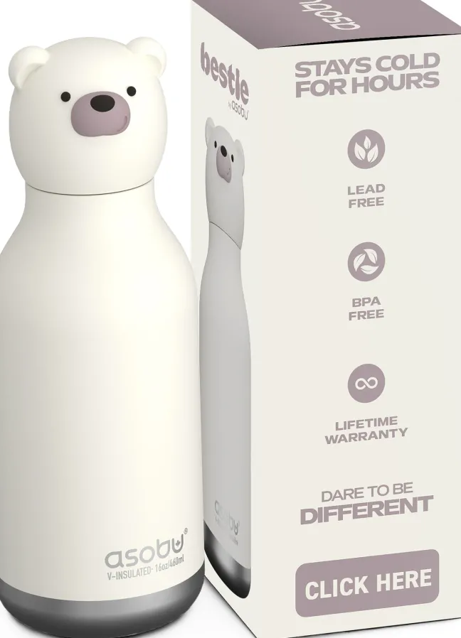ASOBU® Bestie Trinkflasche 460ml Eisbär
