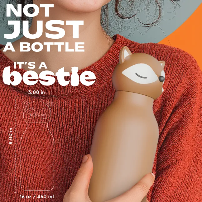 ASOBU® Bestie Trinkflasche 460ml Fuchs