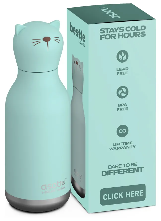 ASOBU® Bestie Trinkflasche 460ml Katze