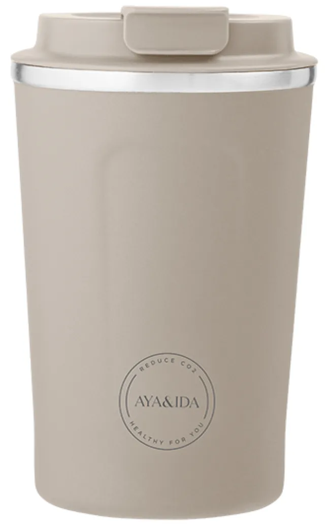 AYA&IDA CUP2GO Becher 380ml Cream Beige