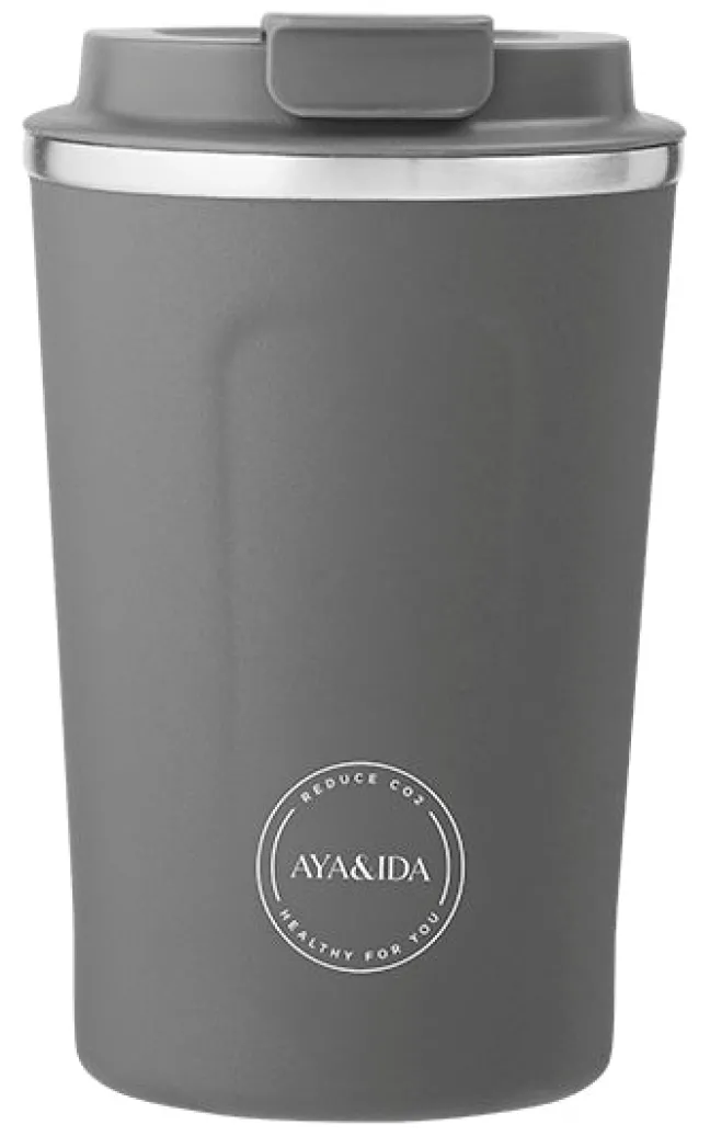 AYA&IDA CUP2GO Becher 380ml Dark Grey