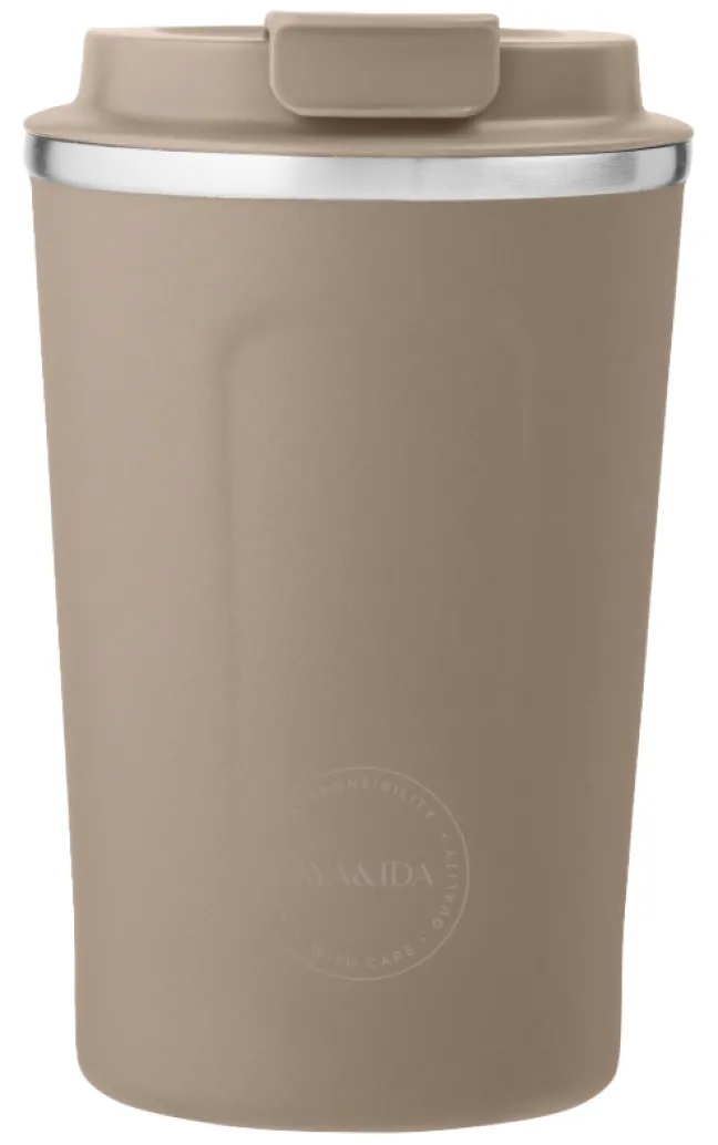 AYA&IDA CUP2GO Becher 380ml Dusty Brown