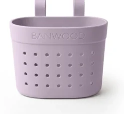 BANWOOD Pin & Ride Kinder-Lenkerkorb Lavender (für Laufrad, Roller & Fahrrad)