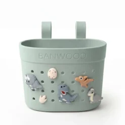 BANWOOD Pin & Ride Kinder-Lenkerkorb Clay (für Laufrad, Roller & Fahrrad)