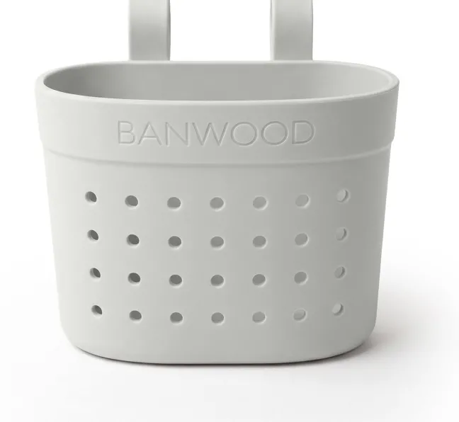 BANWOOD Pin & Ride Kinder-Lenkerkorb Ivory (für Laufrad, Roller & Fahrrad)
