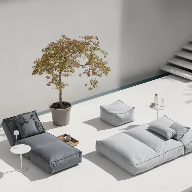 Blomus Outdoor-Bett STAY 80x190 cm Cloud