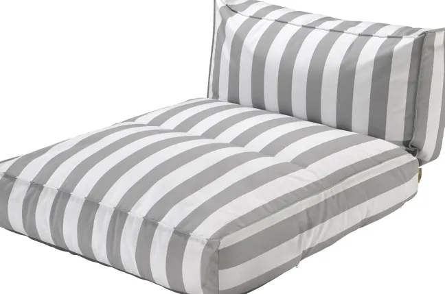 Blomus Outdoor-Bett STAY 120x190 cm Lily White/Elephant Skin