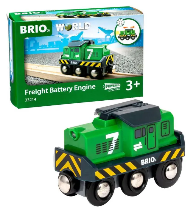 Brio Batterie-Frachtlok 33214
