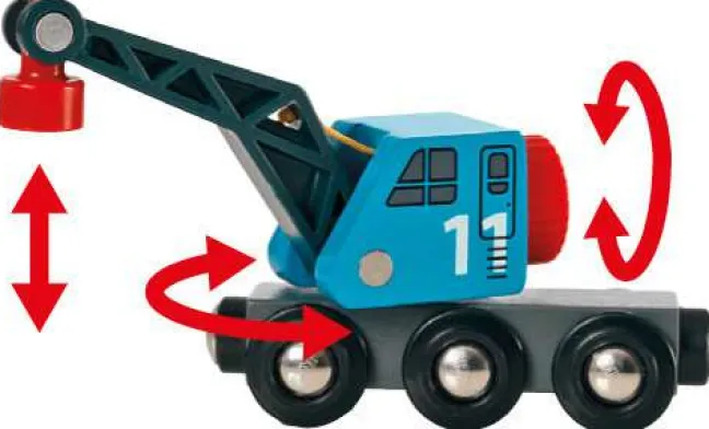 Brio Containerschiff mit Kranwagen 33534