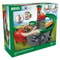 Brio Großes Lagerhaus-Set mit Aufzug 33887