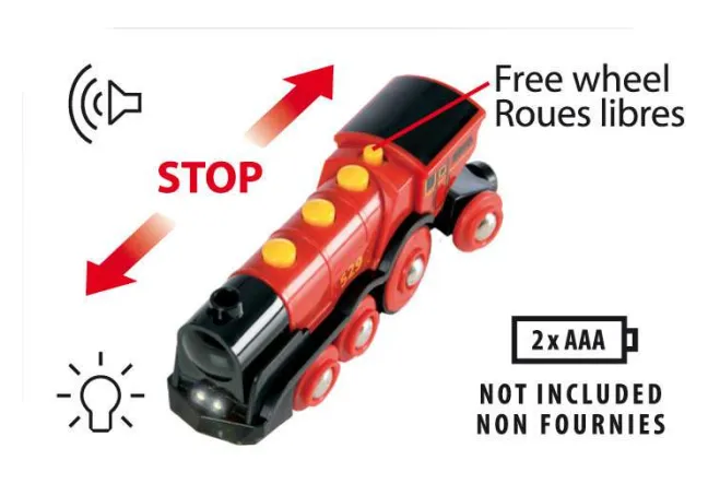 Brio Rote Lola Batterielok 33592