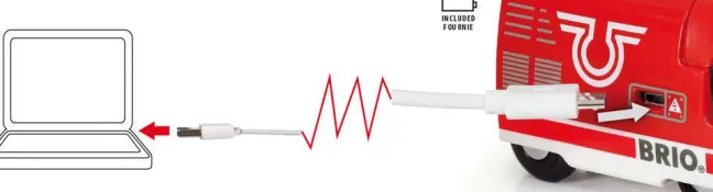 Brio Roter Akku-Reisezug 33746