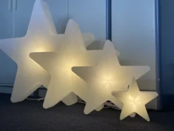 DecoTrend Sterntaler Abendstern Ø20cm mit Farbwechsel und Fernbedienung