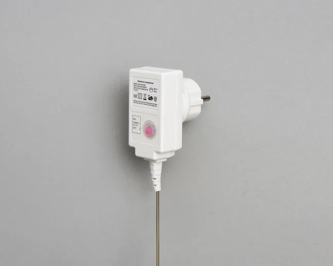 DecoTrend Sterntaler Baby-Sternenkette Ø8cm 9 Sterne Trafo In- und Outdoor gelb