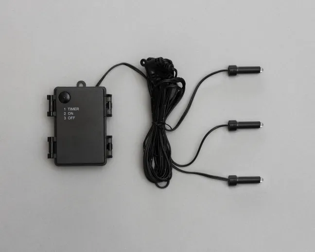 DecoTrend Sterntaler Mini-Sternenkette Ø12cm 3 Sterne Batterie Outdoor gelb Sale