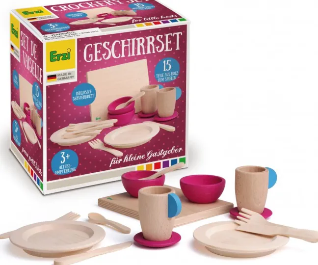 Erzi Kaufladenzubehör Geschirrset, Beere 10679