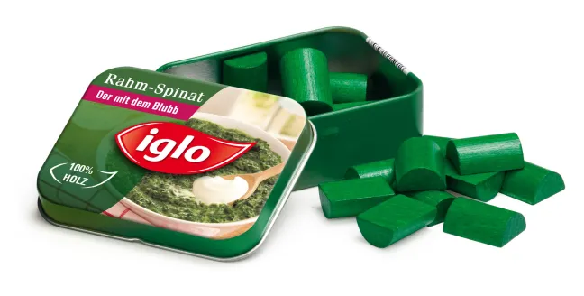 Erzi Kaufladenzubehör Spinat von Iglo in der Dose 18470