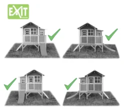EXIT Loft 350 Gartenhaus Rotbraun