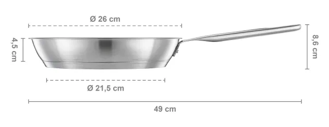 FISKARS All Steel Bratpfanne 26 cm