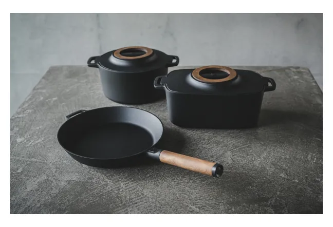 FISKARS Norden Gusseisen Kasserolle Dutch Oven 4L