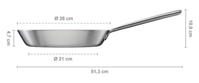 FISKARS Norden Steel Bratpfanne 28 cm beschichtet