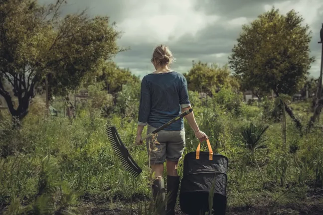 FISKARS PopUp-Gartensack mit Griffen 175L