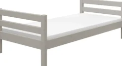 FLEXA Classic Bett 90x200cm grau lasiert