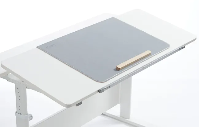 FLEXA Evo Schreibtisch geteilte Tischplatte weiß 82-50147