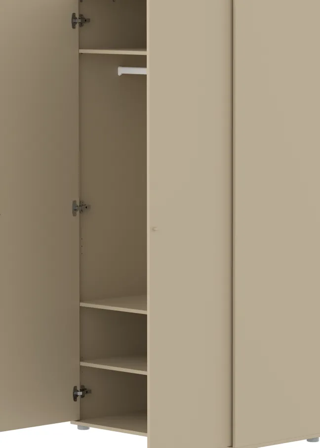 FLEXA Saga Kleiderschrank mit 2 Türen oat