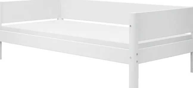 FLEXA White Etagenbett mit senkrechter Leiter weiß