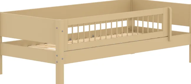 FLEXA White Sand Tagesbett mit Streben Absturzsicherung sand