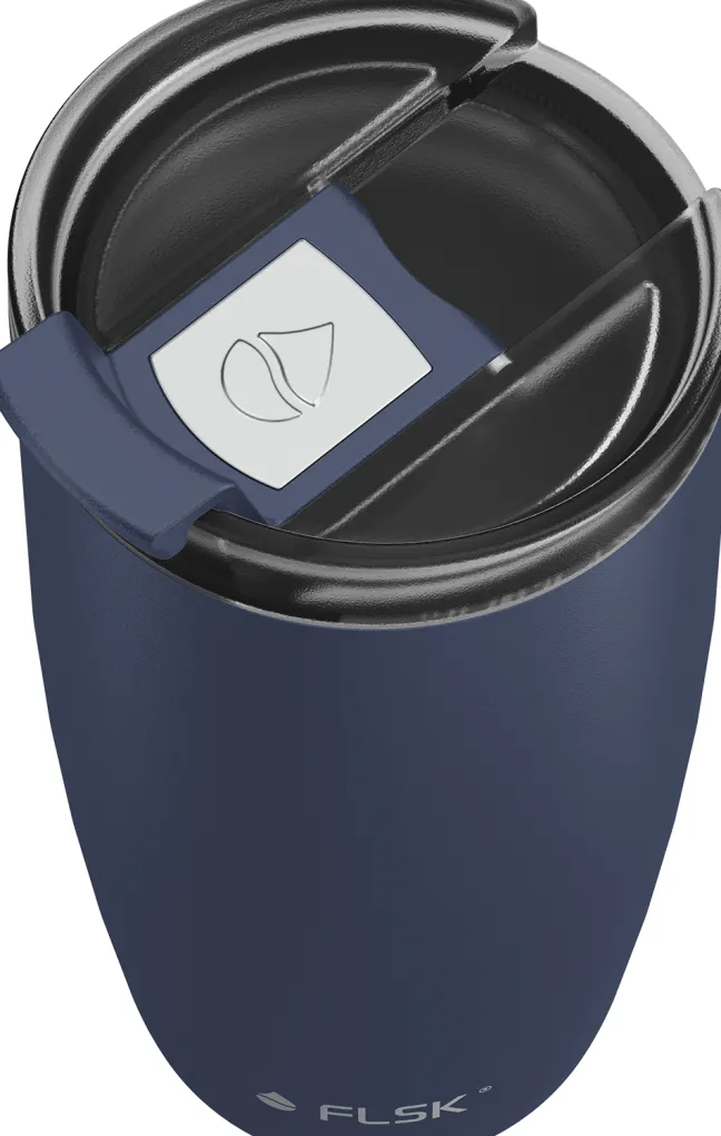 FLSK CUP Coffee to go Becher 500 ml dunkelblau