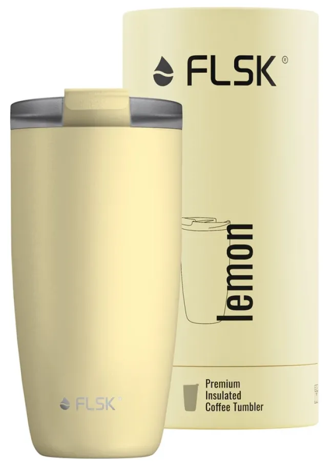 FLSK CUP Coffee to go Becher 500ml lemon