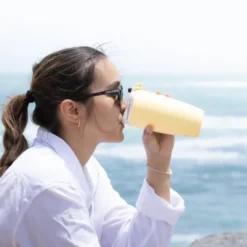 FLSK CUP Coffee to go Becher 500ml lemon
