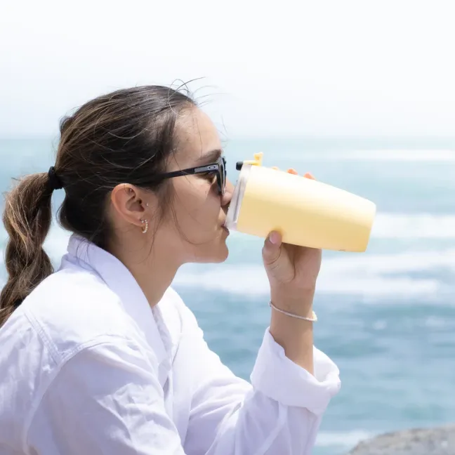 FLSK CUP Coffee to go Becher 500ml lemon