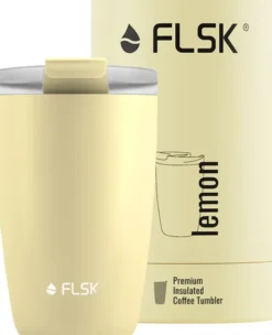 FLSK CUP Coffee to go Becher 350ml lemon