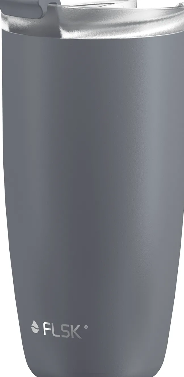 FLSK CUP Coffee to go Becher 500 ml grau