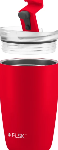 FLSK CUP Coffee to go Becher 350ml Red
