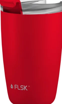 FLSK CUP Coffee to go Becher 350ml Red