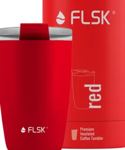 FLSK CUP Coffee to go Becher 350ml Red