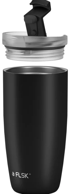 FLSK CUP Coffee to go Becher 500 ml schwarz