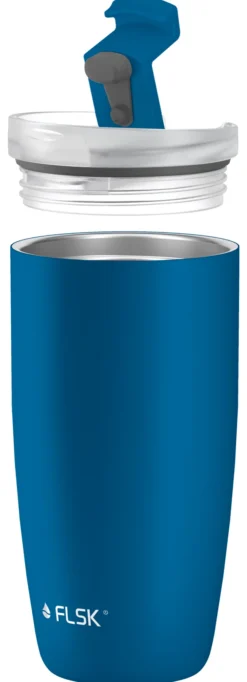 FLSK CUP Coffee to go Becher 500 ml blau
