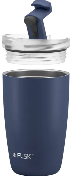 FLSK CUP Coffee to go Becher 350 ml dunkelblau