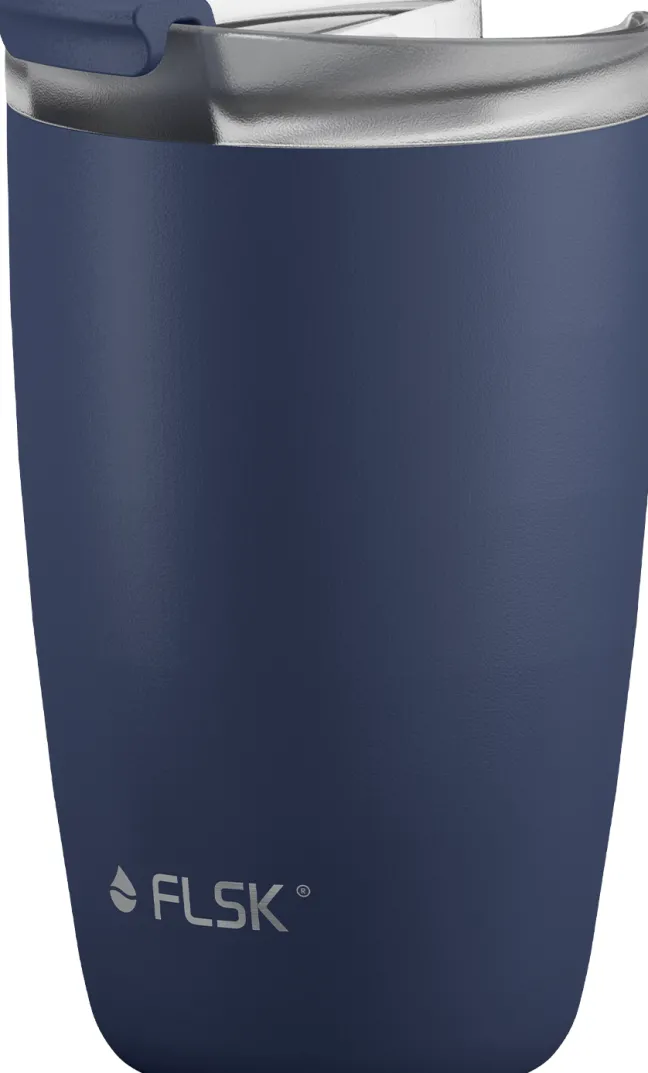 FLSK CUP Coffee to go Becher 350 ml dunkelblau