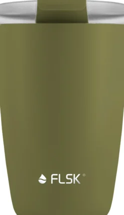 FLSK CUP Coffee to go Becher 350ml Olive