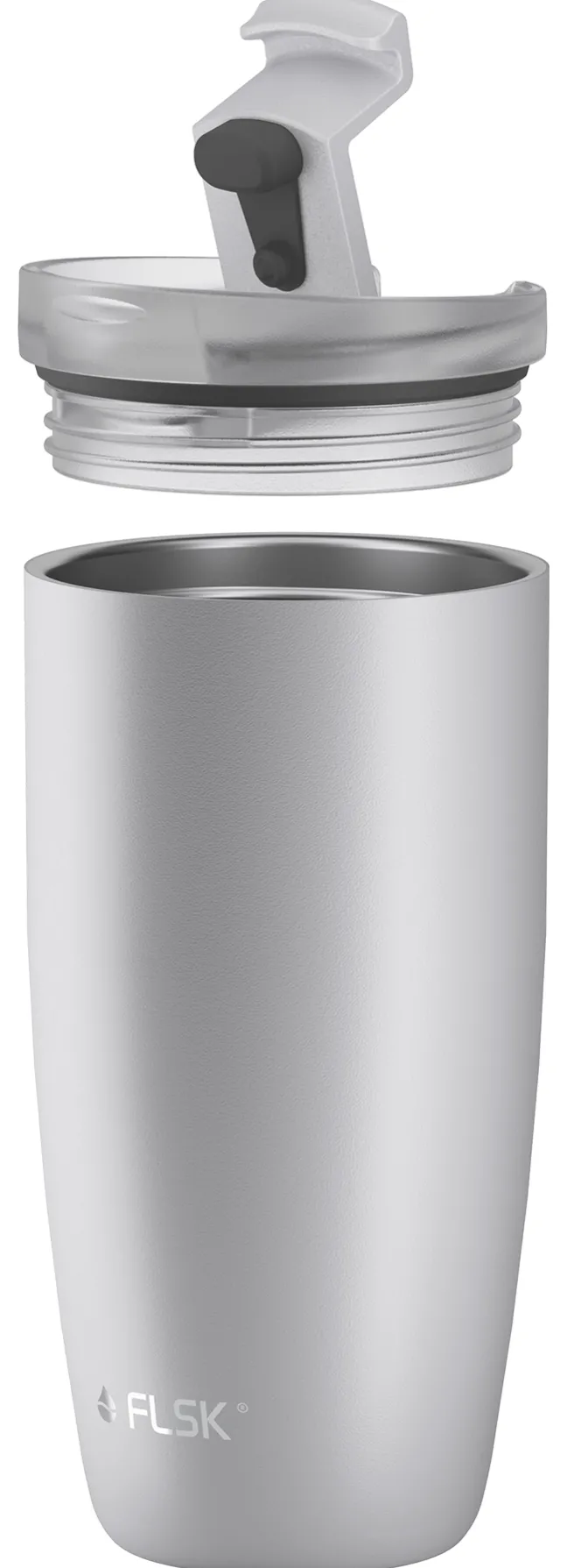 FLSK CUP Coffee to go Becher 500 ml weiß