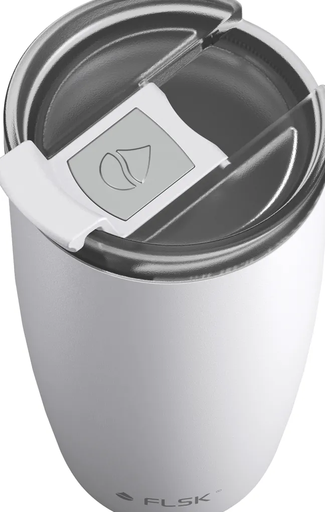 FLSK CUP Coffee to go Becher 500 ml weiß
