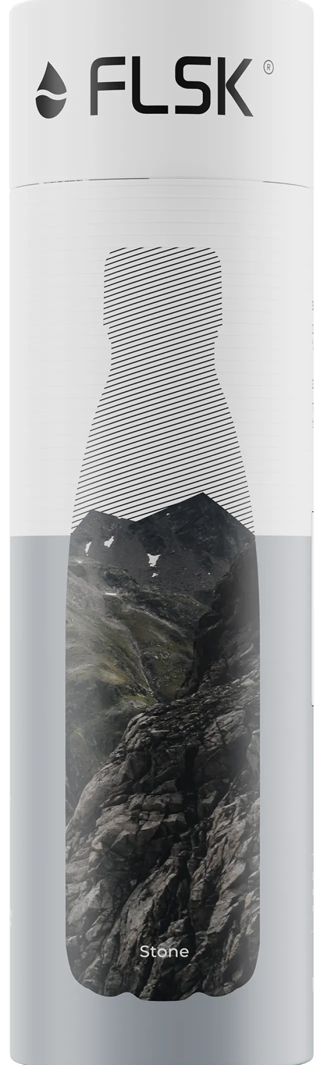 FLSK Isolierflasche 1000 ml grau