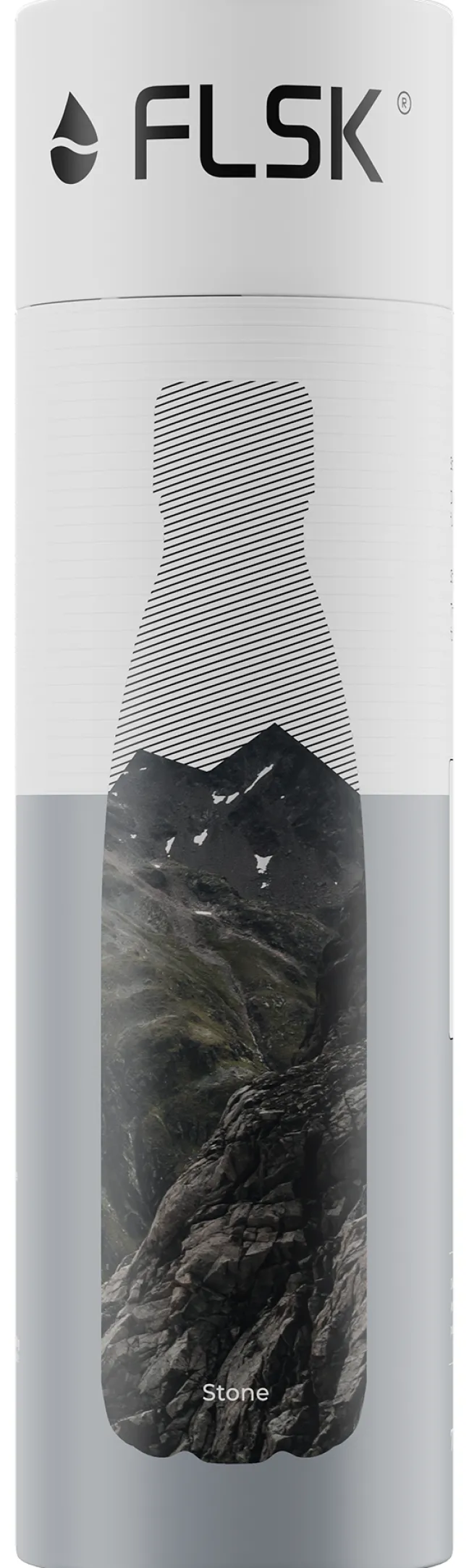 FLSK Isolierflasche 750 ml grau